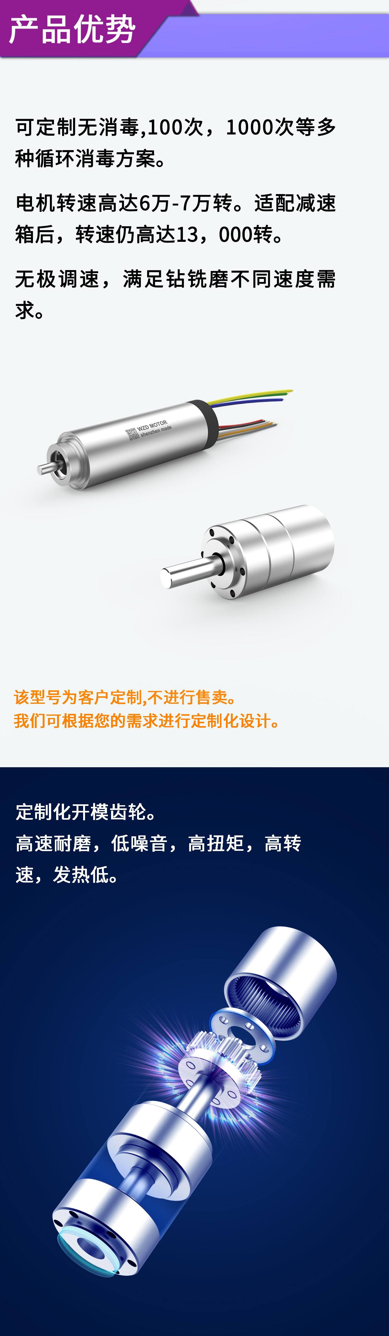 外科(ke)手(shou)术骨钻(zuan)骨(gu)锯(ju)电(dian)机(ji)解决方案_医(yi)疗手术(shu)工(gong)具(ju)无(wu)刷(shua)电机(ji)定制(zhi)-万(wan)至达电机