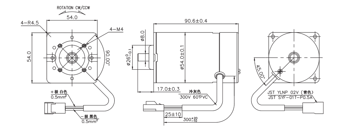 OT-RK-3632PH-4030-105.5有(you)刷电(dian)机(ji)_按摩器(qi)电(dian)机(ji)_娃娃机(ji)马达_按摩(mo)椅(yi)电机(ji)-万至达(da)电机(ji)