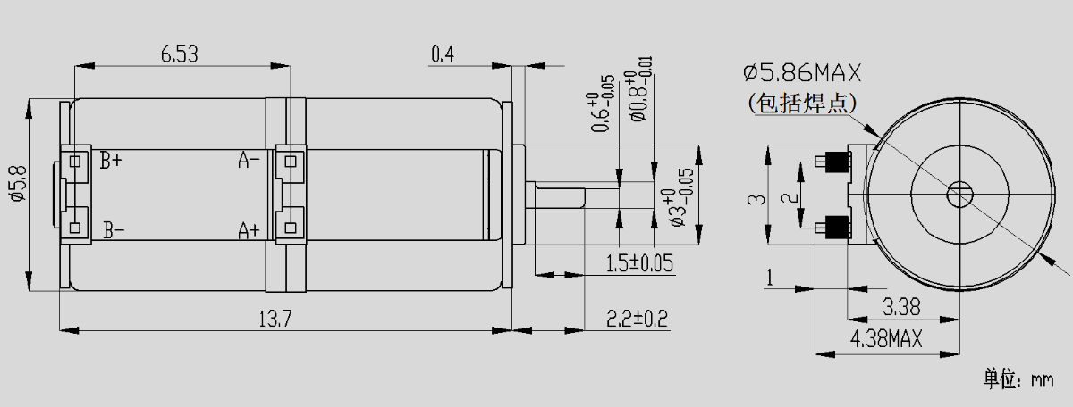 OT-SM5.8L-001步(bu)进电(dian)机(ji)_6mm微型(xing)步进(jin)电(dian)机(ji)_镜(jing)头马达-万(wan)至(zhi)达电(dian)机