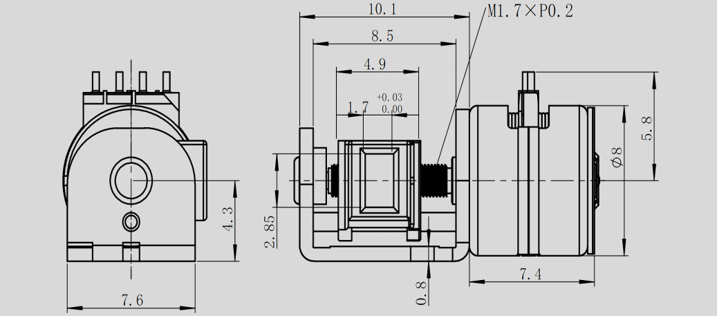 OT-SM8.0XL-001步(bu)进电(dian)机(ji)_激光(guang)投(tou)影(ying)仪电(dian)机(ji)-万(wan)至达电(dian)机(ji)
